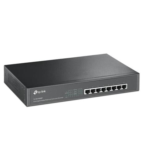 8-Port Gigabit Desktop w/8-POE Switch