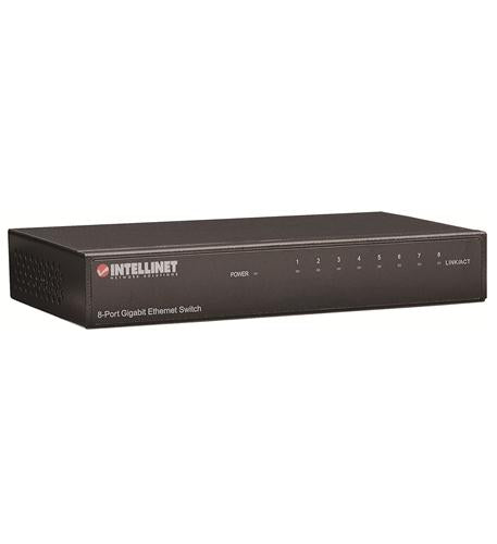 IntellinetGigabit 8 Port SwitchDeskMetal