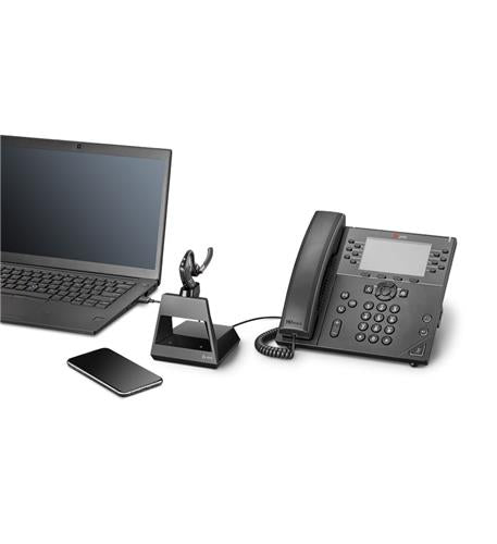 Voyager 5200 office, 2 way base, USB C