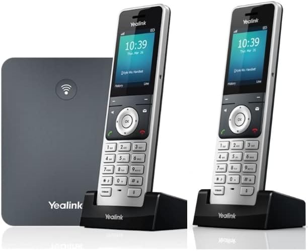 Yealink IP Phone W76P Bundle of W70B Base and W56H handset + 1-Unit W56H Handset… (1 x W56H)