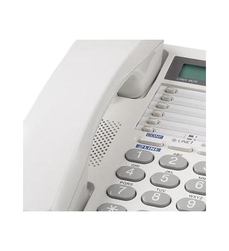 2-Line Feature Phone with LCD White