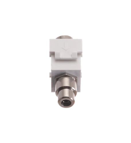 MODULE, CRIMP, RCA, RG6Q, BK INS, WHITE