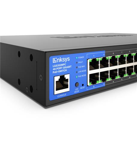 48-Port Managed Gb PoEplus Switch
