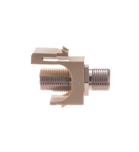 MODULE, F-TYPE, NICKEL PLATED, IVORY