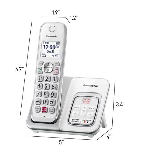 2 Handset DECT 6.0 Exp Cordless Phone