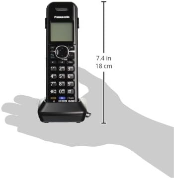 Panasonic DECT 6.0 Plus Cordless Phone Handset Accessory Compatible with 2-Line Cordless Phones KX-TG95xx Series Business telephones, Headset Jack - KX-TGA950B (Black)