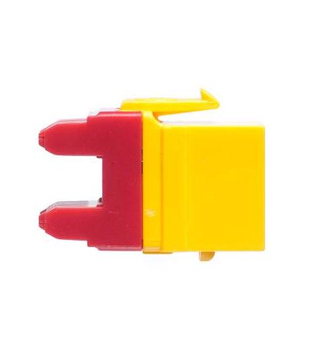 MODULE, CAT 6, HD, YELLOW
