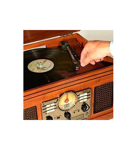 6-in-1 Victrola Entertainment Center