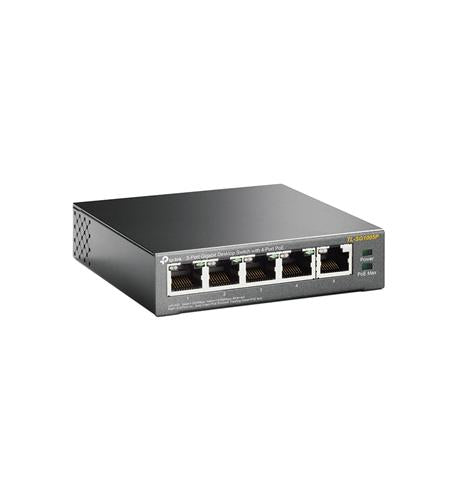 5-Port Gig Desktop Switch 4-Port POE+