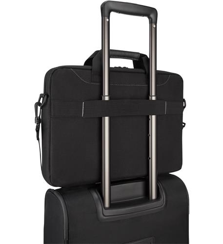 15.6in Bus Casual Slim Briefcase, BK