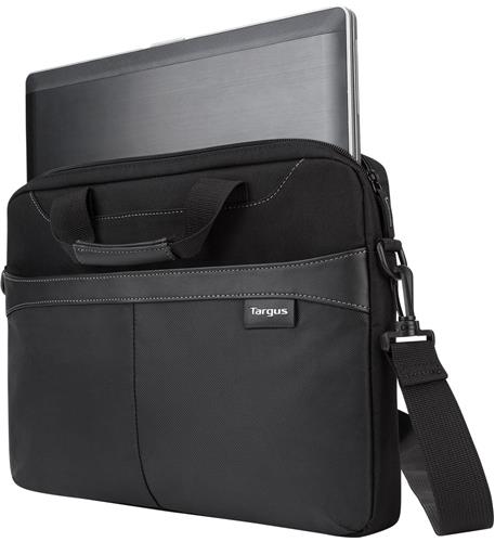15.6in Bus Casual Slim Briefcase, BK
