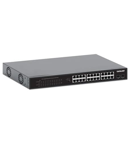 24 Port Gigabit Unmanaged PoE 370watt