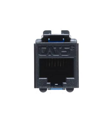 MODULE, CAT 5e, HD, 25 PK, BLACK