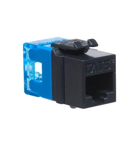 MODULE, CAT 5e, HD, 25 PK, BLACK