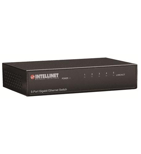 Gigabit 5 Port Switch, Desk, Metal