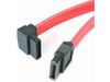 18in SATA to Left Angle SATA Cable