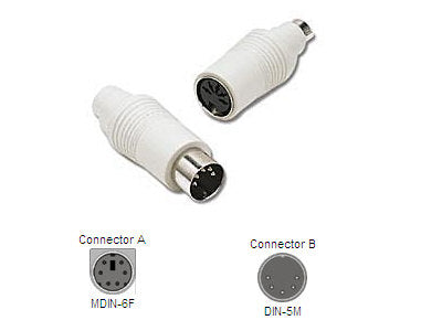 PS/2 Female to AT Male Keyboard Adapter
