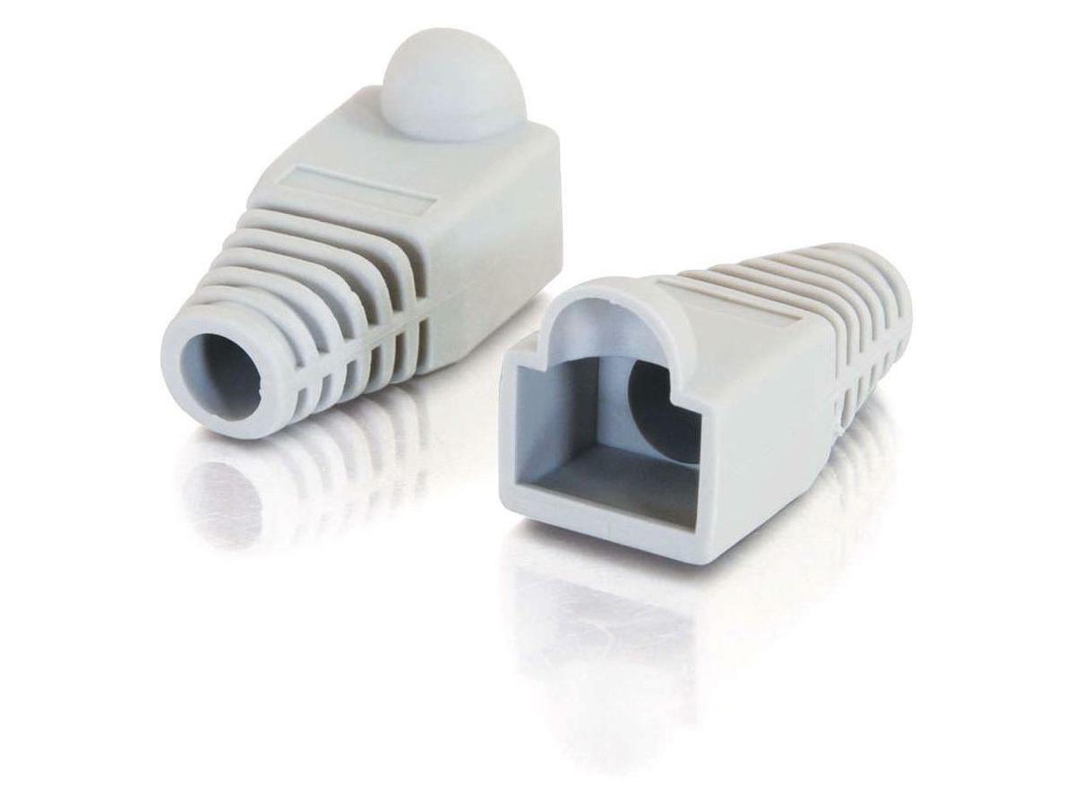 RJ45 PLUG COVER-6.0mm GRAY-50 PK