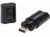 StarTech.com USB Sound Card - 3.5mm Audio Adapter - External Sound Card - Black - External Sound Card (ICUSBAUDIOB) - sound card