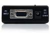 StarTech.com High Resolution VGA to Composite (RCA) or S-Video Converter - PC to TV Video Adapter - 1600x1200 RGB to TV (VGA2VID) - video converter - black