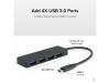 Plugable USB C to USB Adapter Hub, 4 Port USB 3.0 Hub for Windows, MacBook Pro/Air, iPad Pro, Surface Pro, Chromebook, Linux, Android