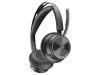 Poly Voyager Focus 2 Microsoft Teams Certified USB-C-C Headset +USB-C/A Adapter +Charging Stand WW