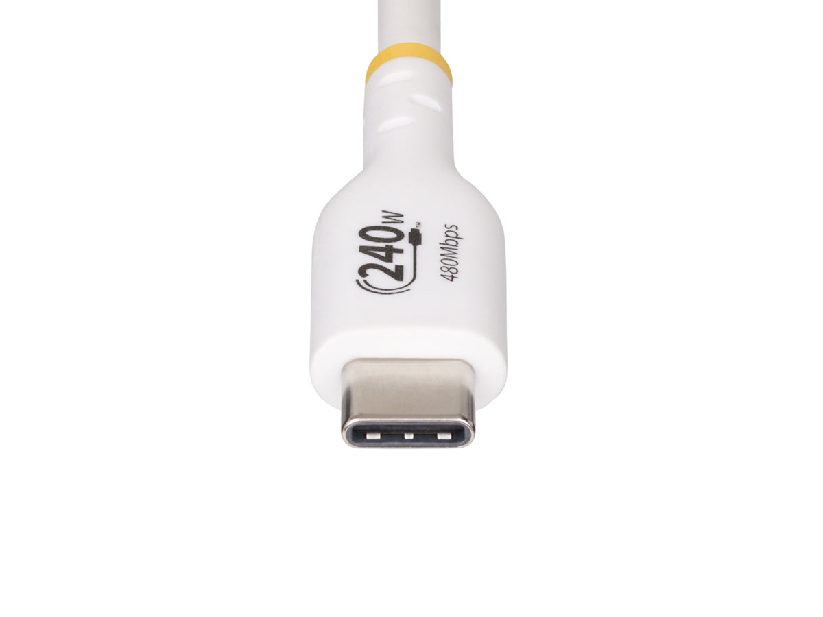 StarTech.com 3ft USB C Charging Cable, USB-IF Certified USB-C Cable, 240W - USB-C cable - 24 pin USB-C to 24 pin USB-C - 3 ft