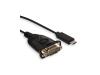 IOGEAR USB-C to Serial RS-232 Adapter, PC, macOS, Linux, DB9, 17 cable, GUC232C