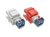 Eaton Tripp Lite Series RCA Female Audio to Screw Terminal Keystone Jack Kit, Red/White