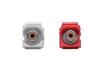 Eaton Tripp Lite Series RCA Female Audio to Screw Terminal Keystone Jack Kit, Red/White
