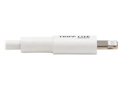 Eaton Tripp Lite Series USB-C to Lightning Sync/Charge Cable (M/M), MFi Certified, White, 3 ft. (0.9 m)