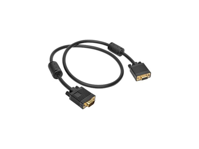 Eaton Tripp Lite Series VGA High-Resolution RGB Coaxial Cable (HD15 M/F)), 3 ft. (0.91 m)
