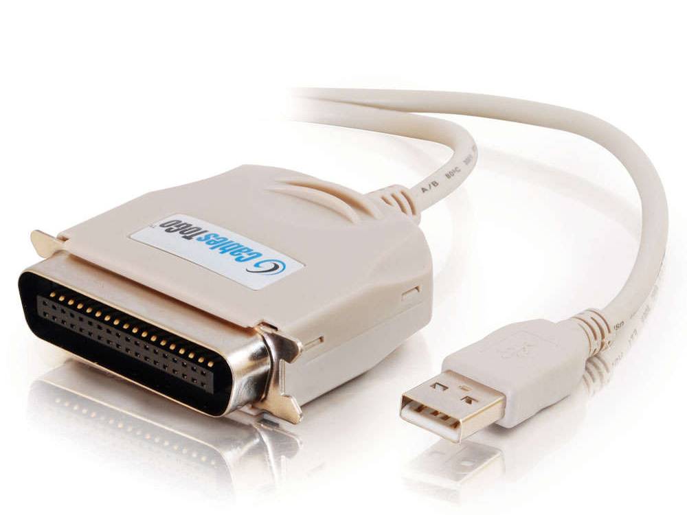 6ft USB to C36 Parallel Printer Adapter