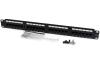 24 Port 1U Rackmount Cat6 Patch Panel