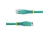 StarTech.com 15ft CAT6 Ethernet Cable, 10 Gigabit Molded RJ45 650MHz 100W PoE Patch Cord, CAT 6 10GbE UTP Network Cable with Strain Relief, Green, Fluke Tested/Wiring is UL Certified/TIA - Category 6 - 24AWG (C6PATCH15GN) - patch cable - 15 ft - green