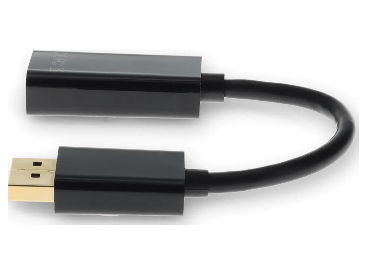 AddOn 8in DisplayPort to HDMI Adapter Cable - adapter - DisplayPort / HDMI - 7.9 in