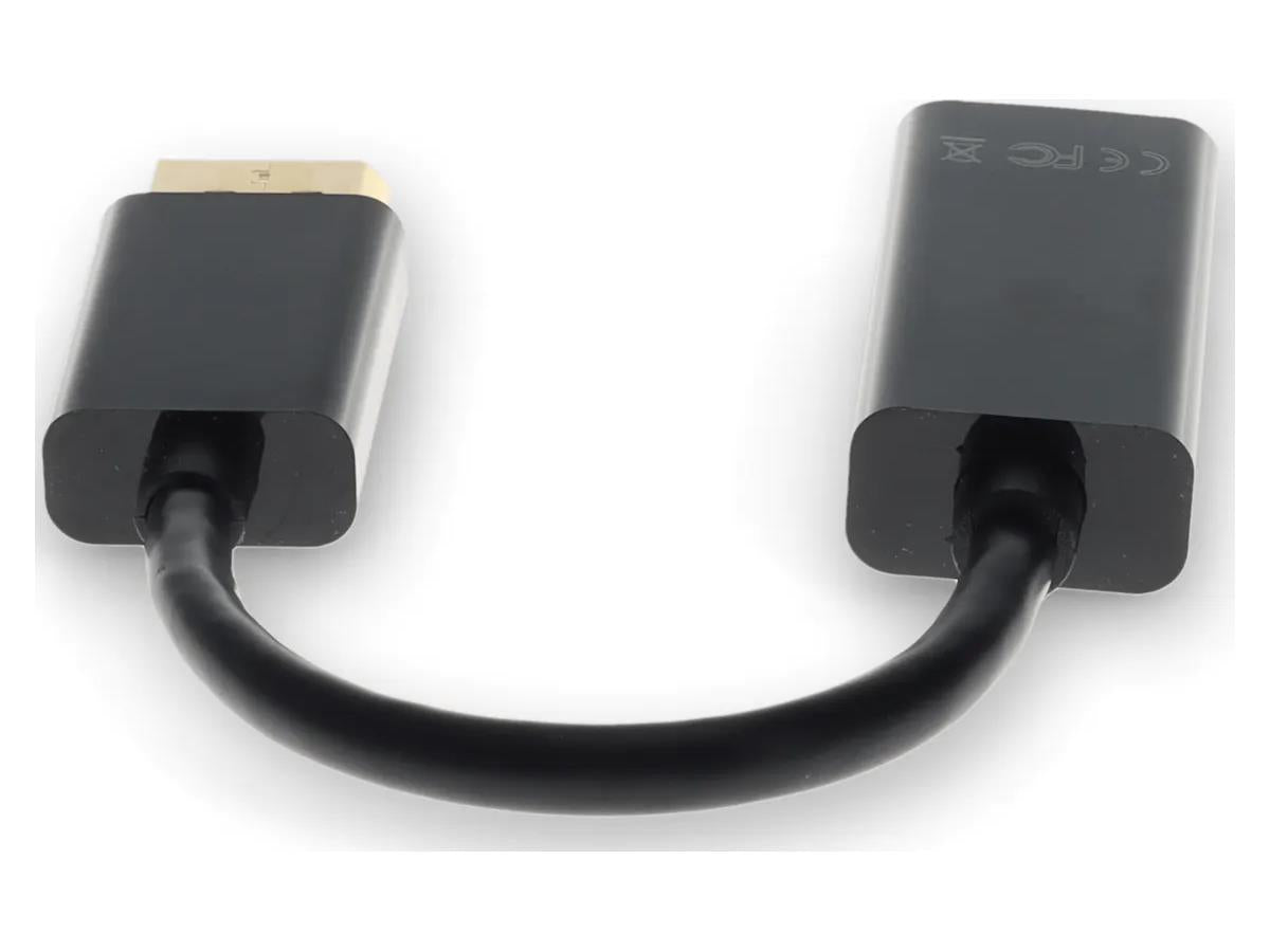 AddOn 8in DisplayPort to HDMI Adapter Cable - adapter - DisplayPort / HDMI - 7.9 in