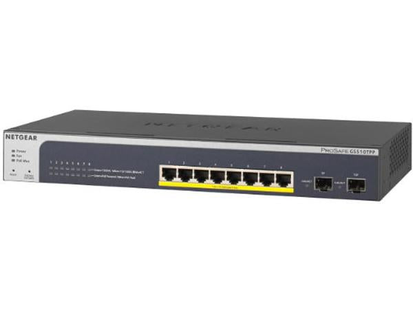 8-Port Gigabit PoE+ Smart Managed Switch