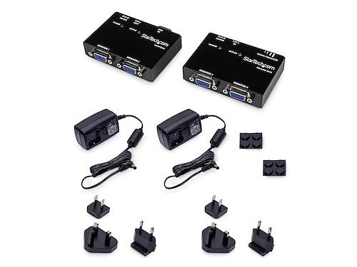 StarTech.com VGA Video Extender over Cat5 (ST121 Series) - Up to 500ft (150m) - VGA over Cat 5 Extender - 2 Local and 2 Remote (ST121UTP) - monitor extender