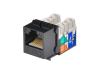 Monoprice Cat6 Punch Down Keystone Jack-Black