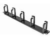 StarTech.com Server Rack Cable Management - 1U -19" Metal Rackmount Panel - rack cable management kit - 1U - 19"
