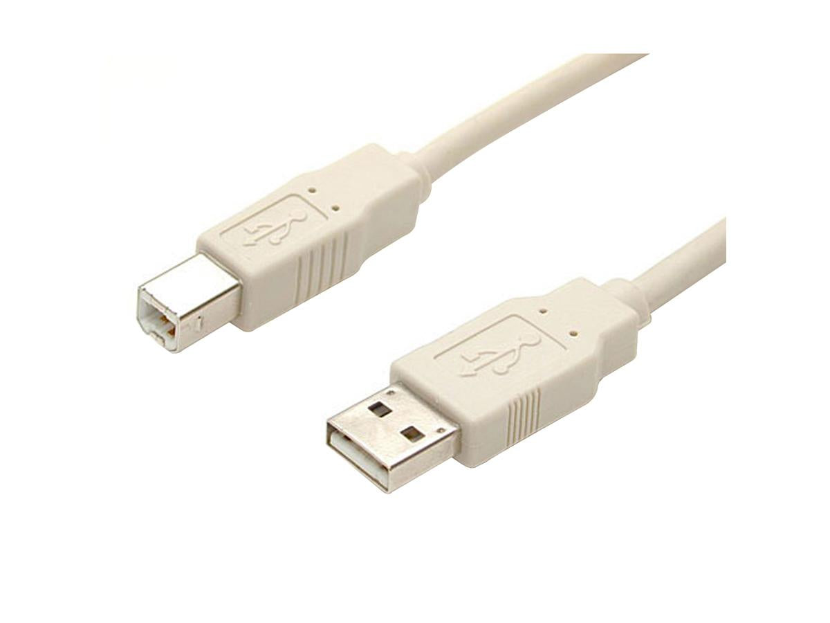 StarTech.com 10 ft Beige A to B USB 2.0 Cable - M/M - USB Printer Cable - Type A to B USB Cable - 10ft (USBFAB_10) - USB cable - USB to USB Type B - 10 ft