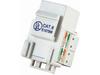CAT6 PUNCH DOWN KEYSTONE JACK - WHITE
