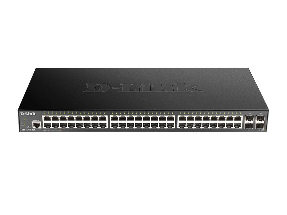 D-Link DGS 1250-52X-6KV - switch - 52 ports - smart - rack-mountable