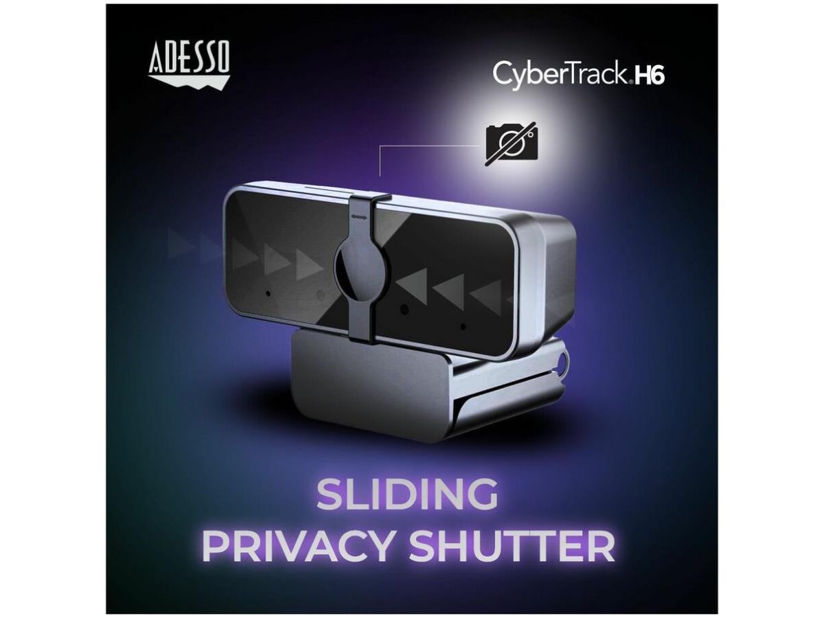4K Ultra HD USB Webcam w/Shutter