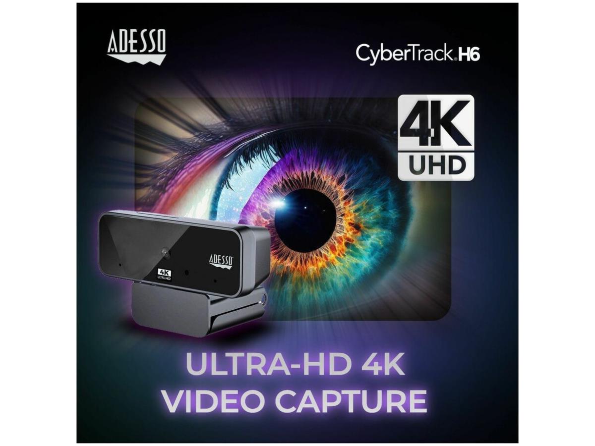 4K Ultra HD USB Webcam w/Shutter