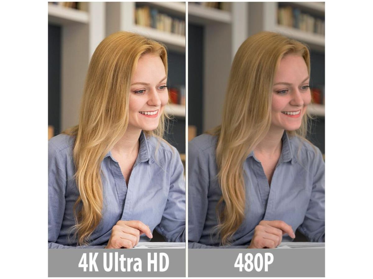 4K Ultra HD USB Webcam w/Shutter