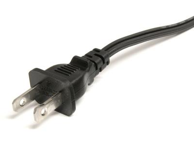 StarTech.com 6ft (2m) Laptop Power Cord, NEMA 1-15P to C7, 10A 125V, 18AWG, Notebook/Laptop Replacement Cord, Printer Power Cable, Laptop Charger Cord, NEMA 1-15P to IEC 60320 C7 - Power Brick Cord - power cable - 6 ft