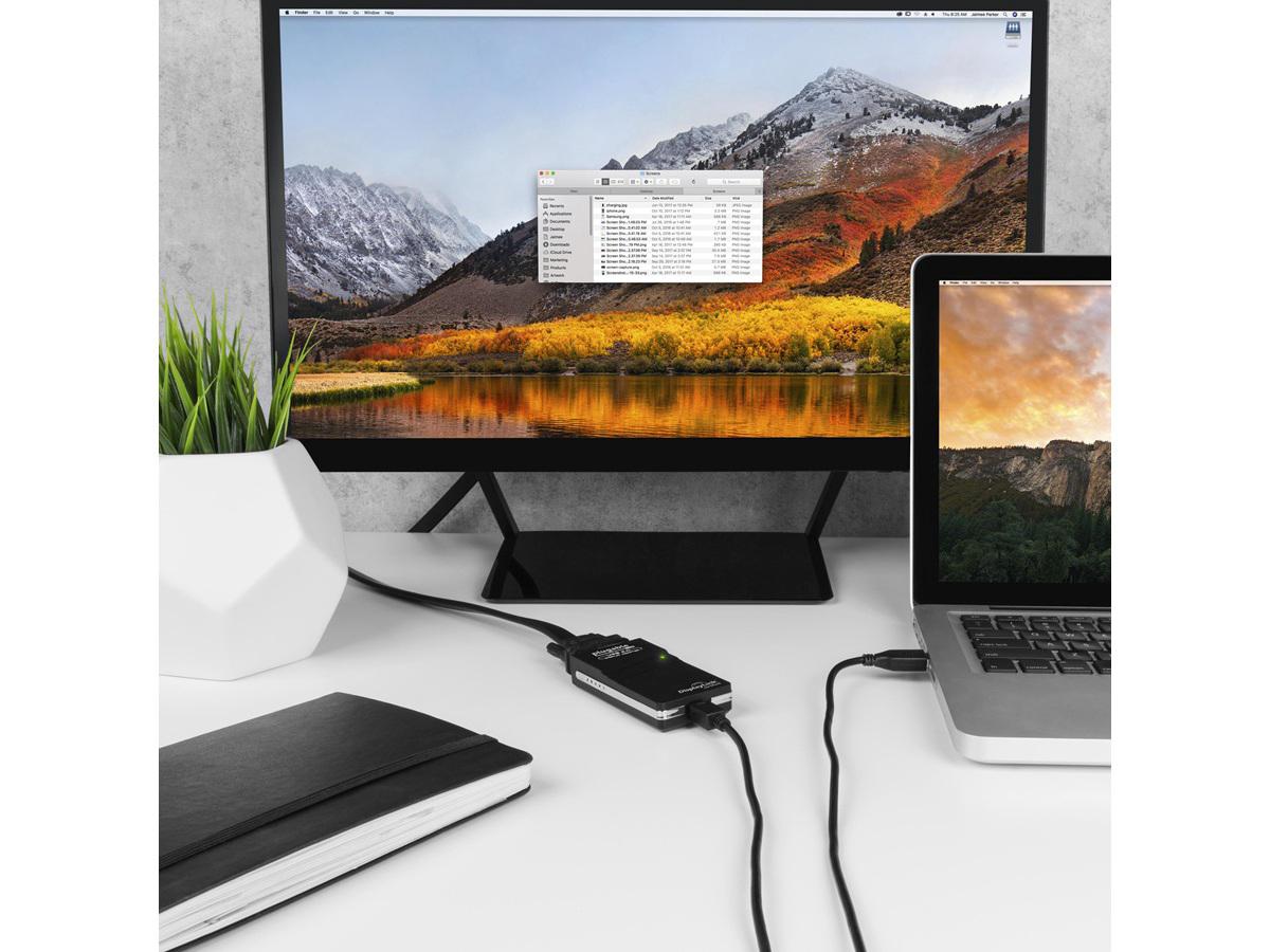 Plugable USB 2.0 to DVI/VGA/HDMI Video Graphics Adapter for Multiple Monitors up to 1920x1080 Supports Windows 11, 10, 8.1, 7, XP