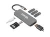 USB C Hub Multiport Adapter, 7-in-1 Hub (4K HDMI, 3 USB 3.0, SD & microSD Card Reader, 87W Charging)